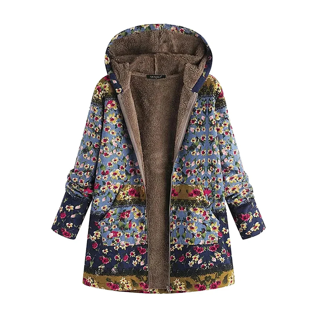 WW | Long Floral Jacket for Women