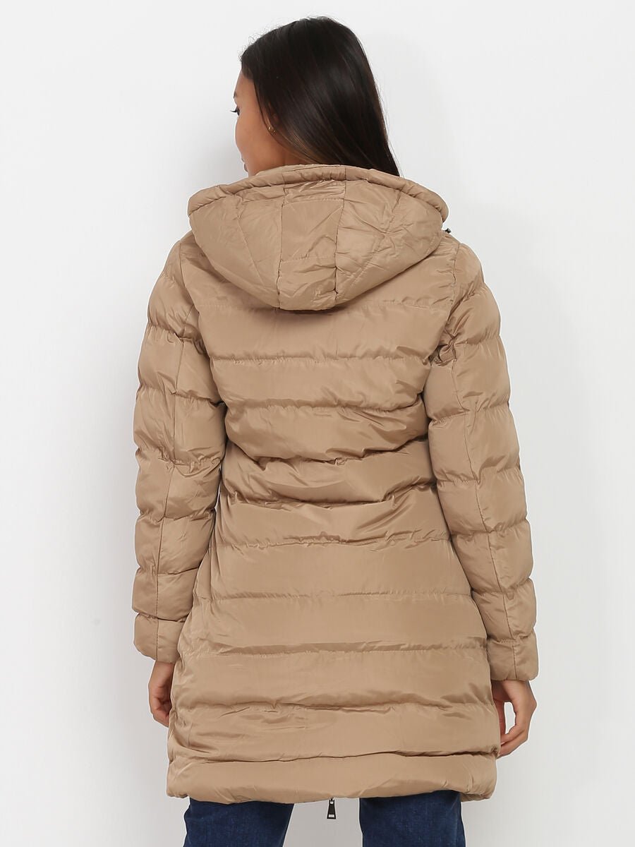 WW | Kapuzen-Puffer-Jacke - Wasserabweisend - Polyesterfüllung - Winterkomfort