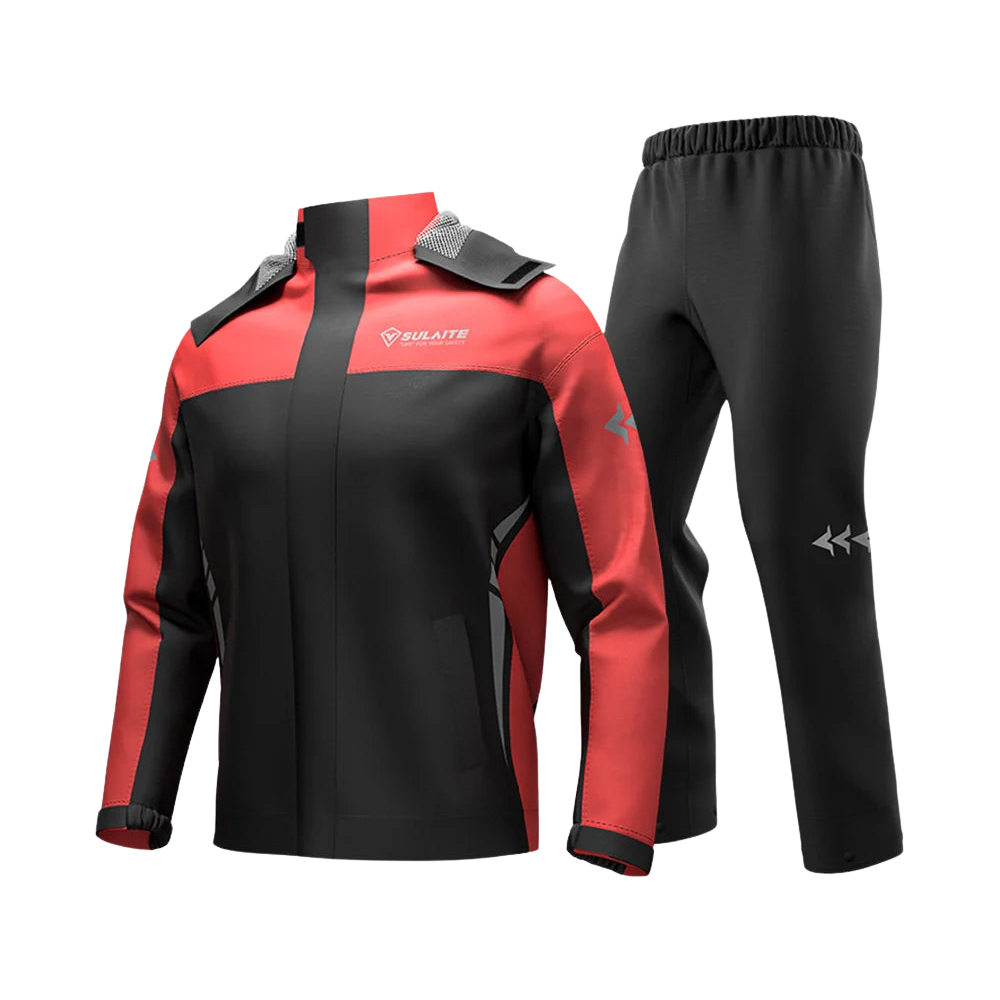 WW | Unisex Motorcycle Rain Jacket Waterproof and Breathable - Lightweight Design