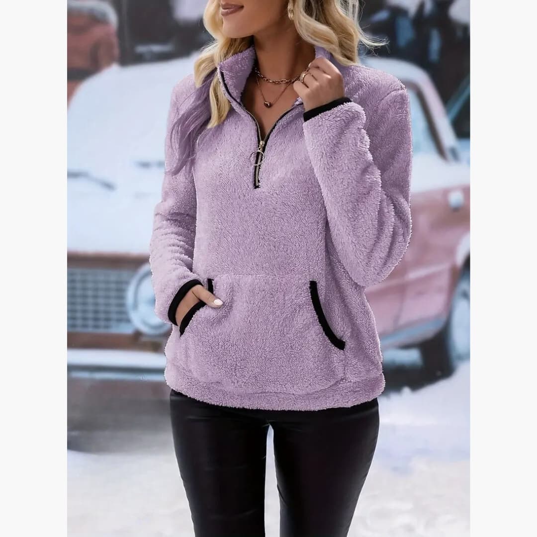WW | Stylish Zip-Up Sweater for Women
