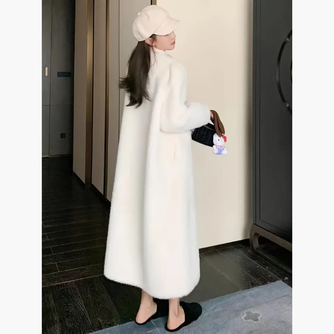 WW | Eleganter Pelzmantel aus Kunstfell für Damen