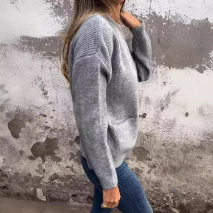 WW | Superweiche, Warme Strickjacke Mit Reißverschluss