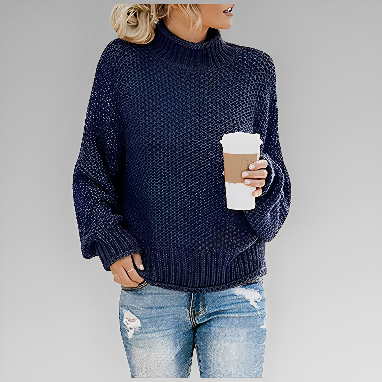 WW Einfacher Und Eleganter Pullover