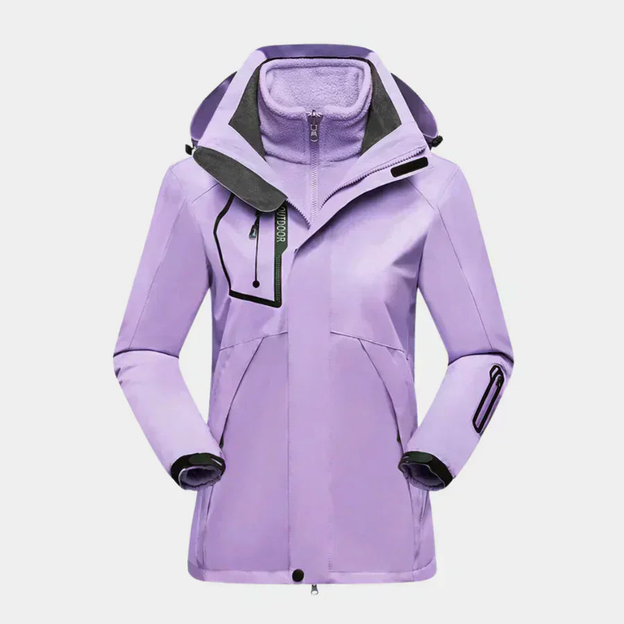 WW | Damen Langarm Ski Jacke Multifunktional