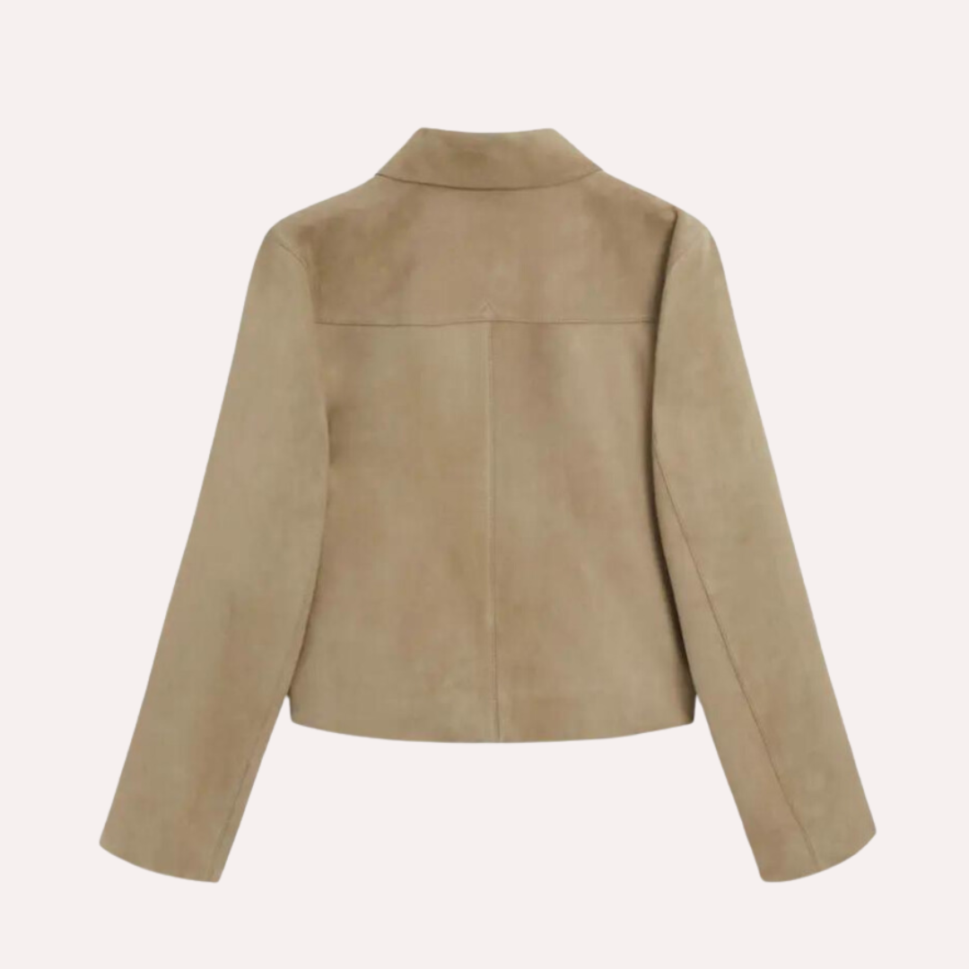 WW | Beige Leather Jacket
