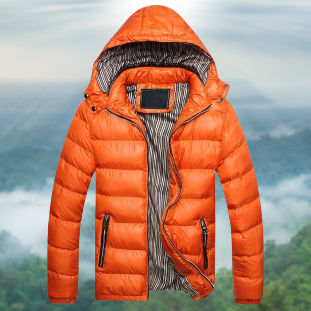 WW | Hooded winter coat made of quilted material