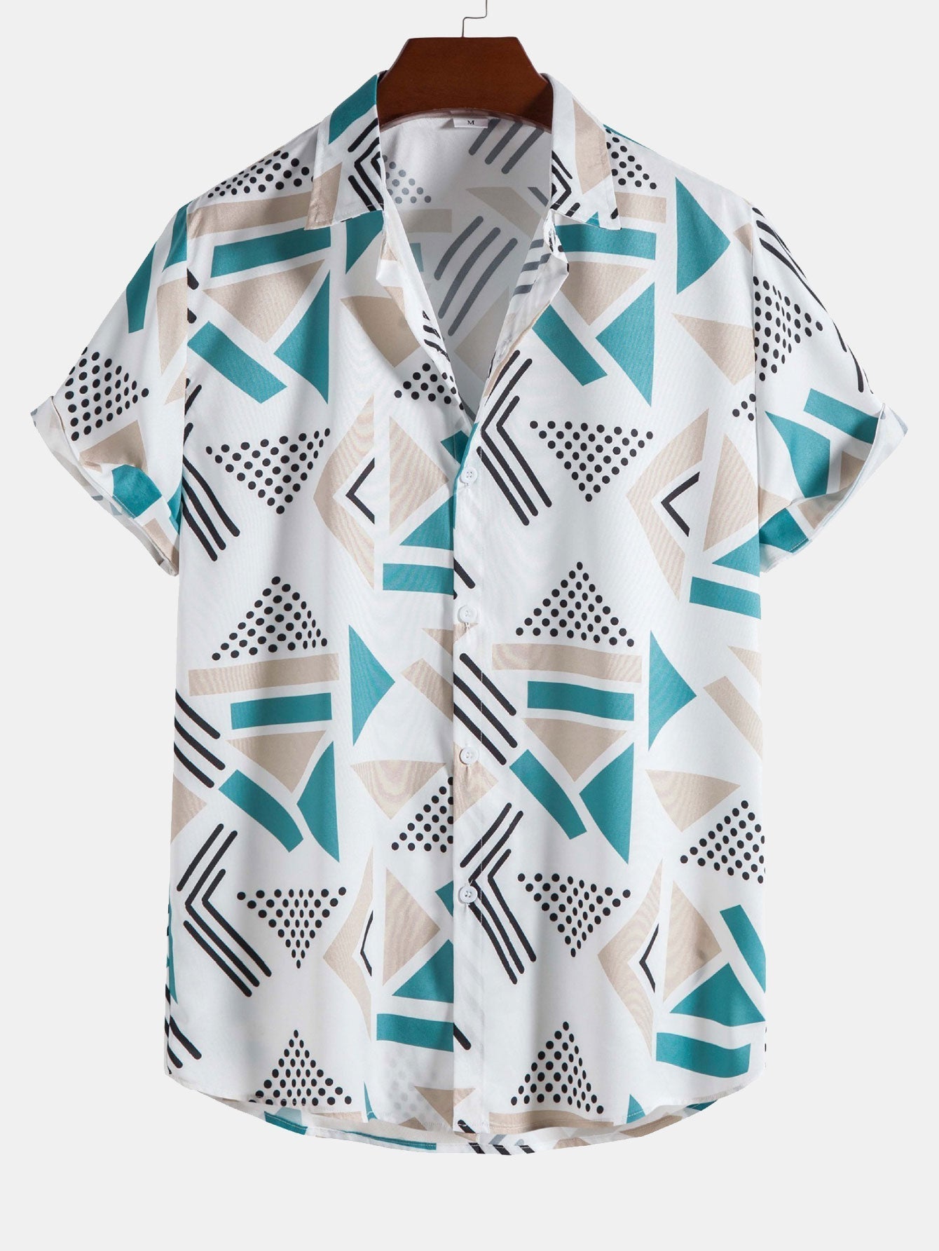 Hemd mit geometrischem Muster & Badehose