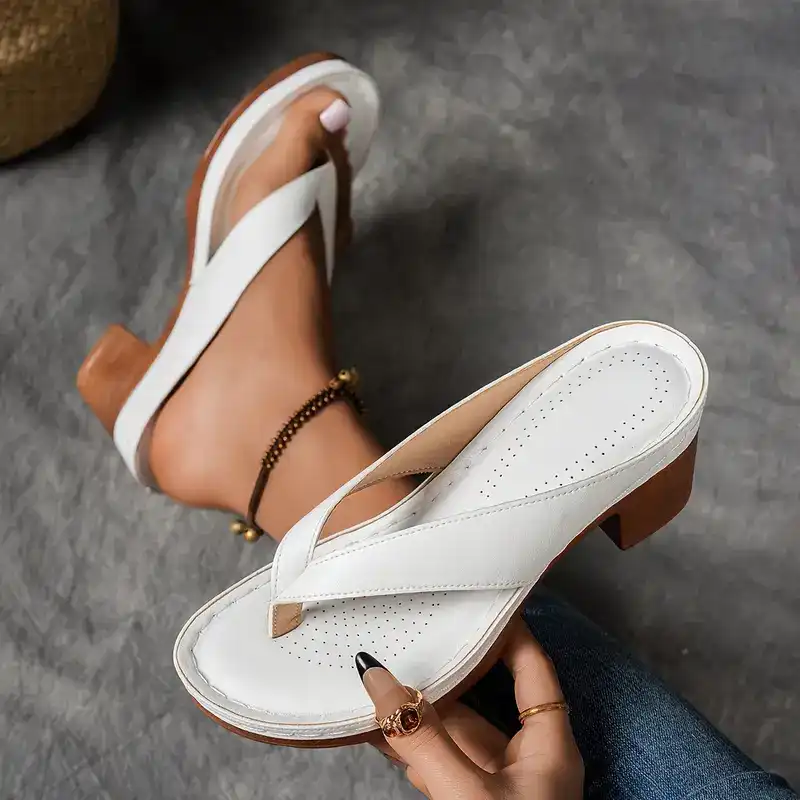 Clara | Chunky Heel Orthopedic Sandals