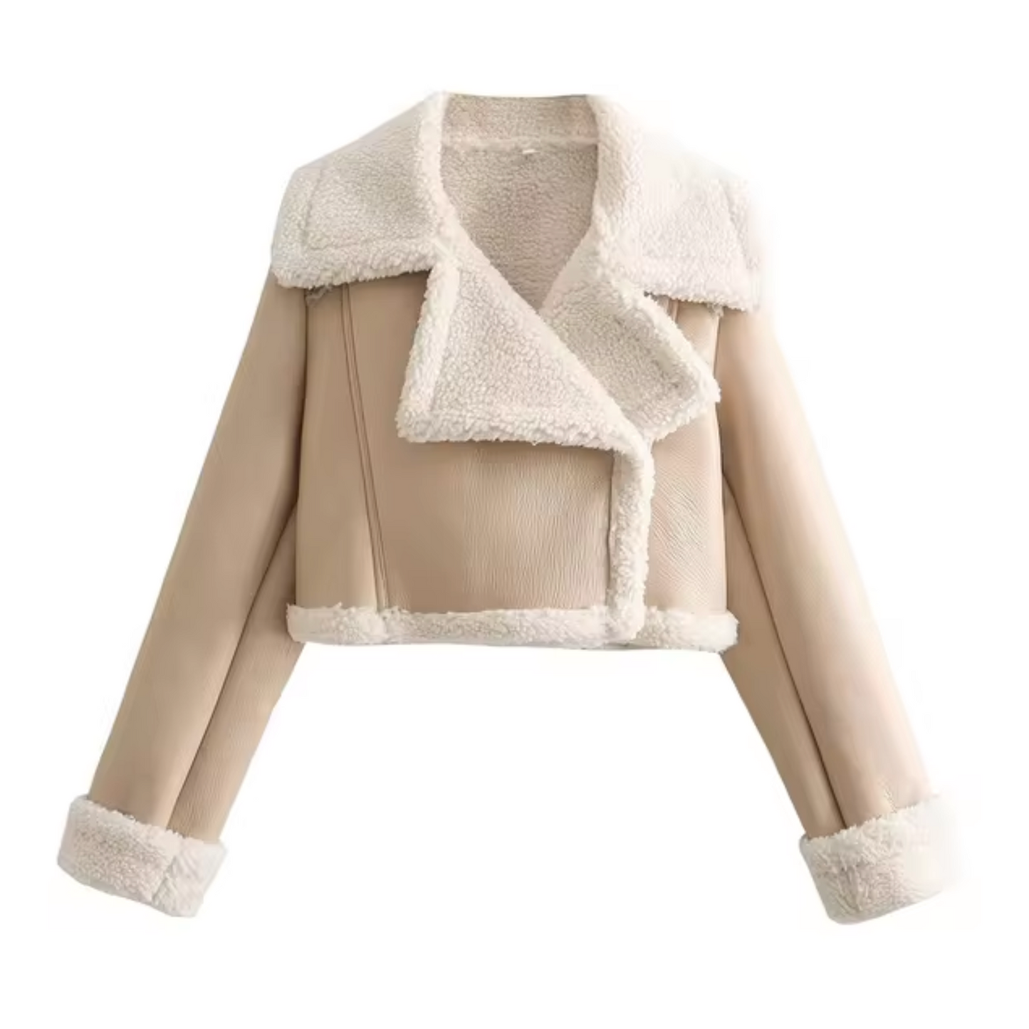 WW | Short Faux Leather Jacket