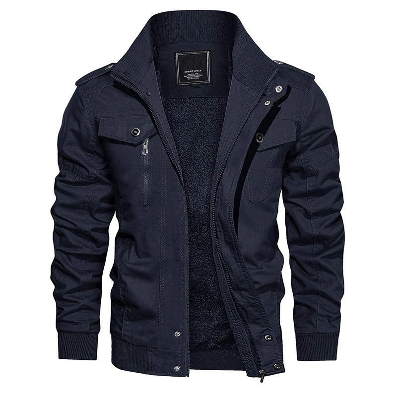 WW |  Trendige Bomberjacke mit Weichem Innenfutter für Herren - Perfekt für Alltag