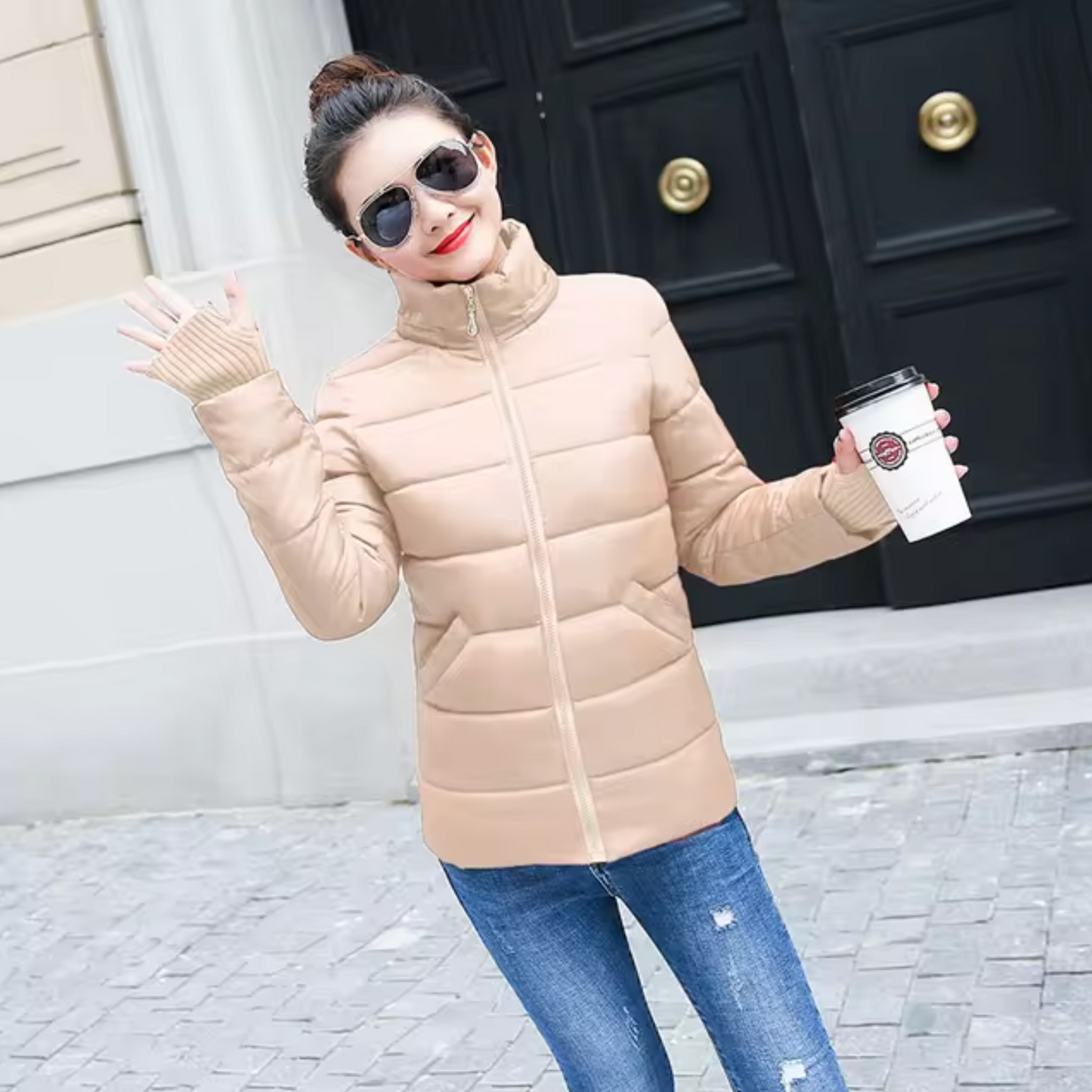 WW | Hooded sweatshirt with fur lining