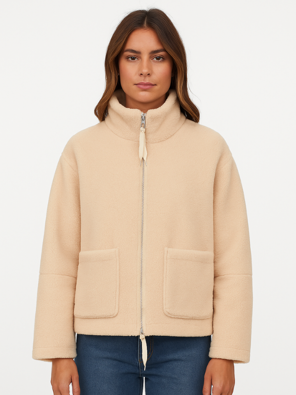 WW | Oversized Sherpa Fleece Jacket Ultra-soft and stylish for cold weather