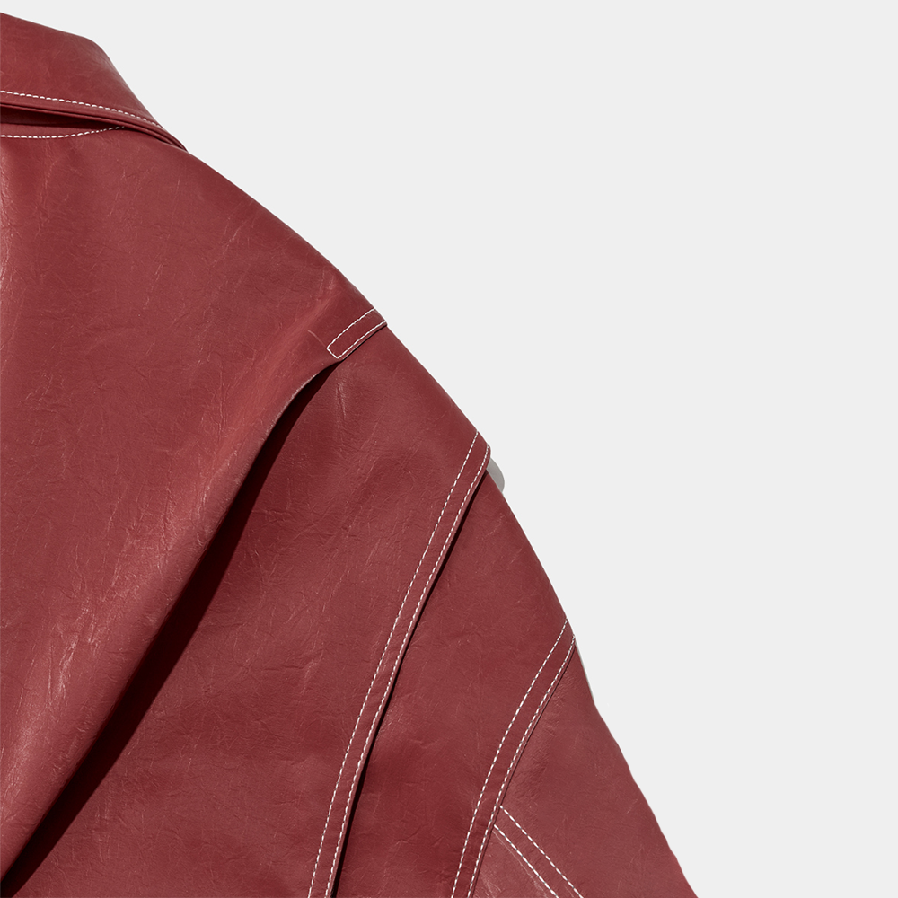 WW | Red Rogue Plus Size Jacket with Contrast Colors
