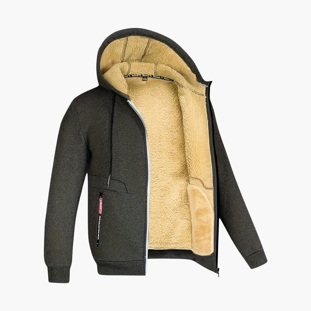 WW | Men's Cozy Fleece-Lined Hooded Jacket