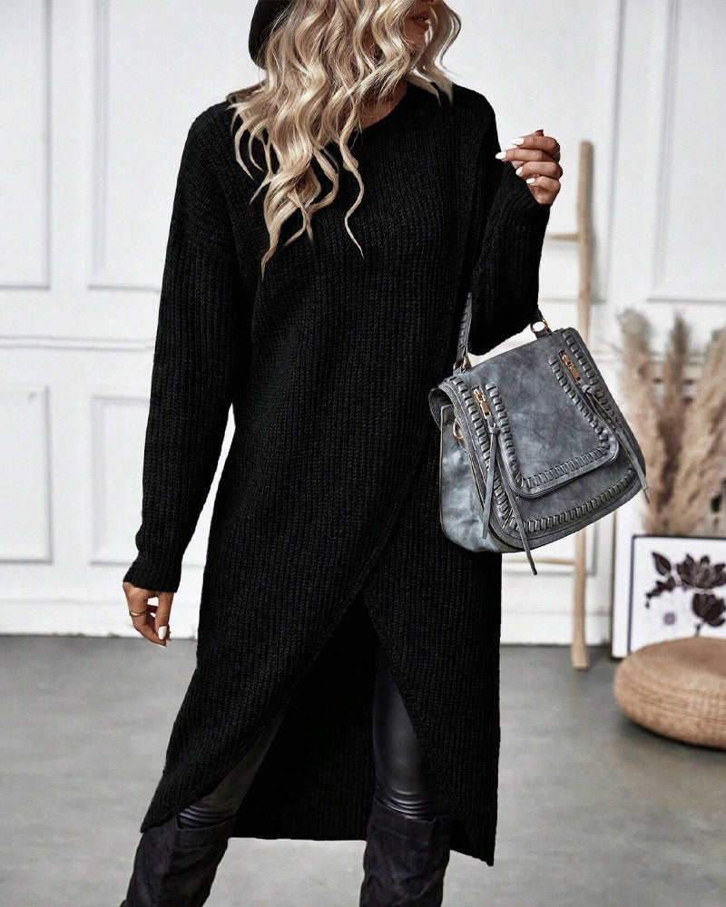 WW | Winter Pulloverkleid – Stylisch Und Wärmend Für Die Kalte Saison