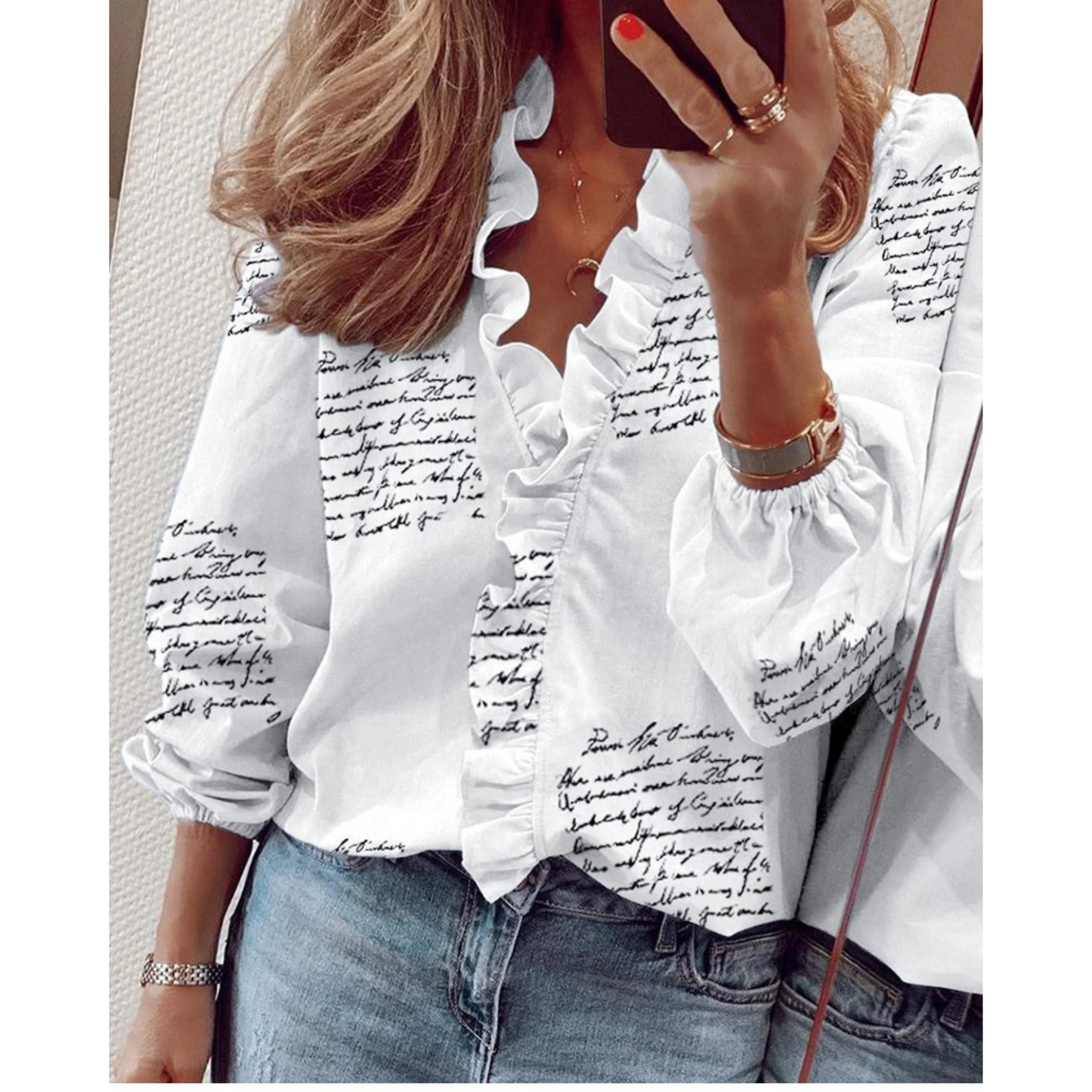 WW | Floral Chiffon Blouse