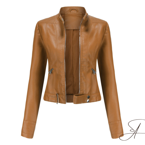 WW | Lederjacke - Modernes Design mit Reißverschluss & Taschen - Bequeme Passform - Sydney