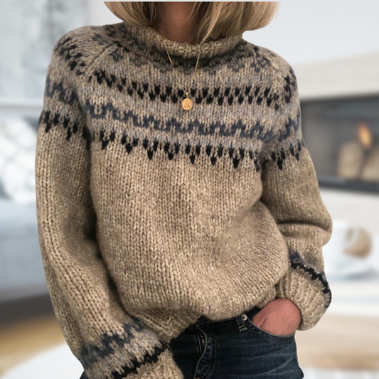 WW | Klassisch Gemusterter Pullover für Zeitlose Eleganz