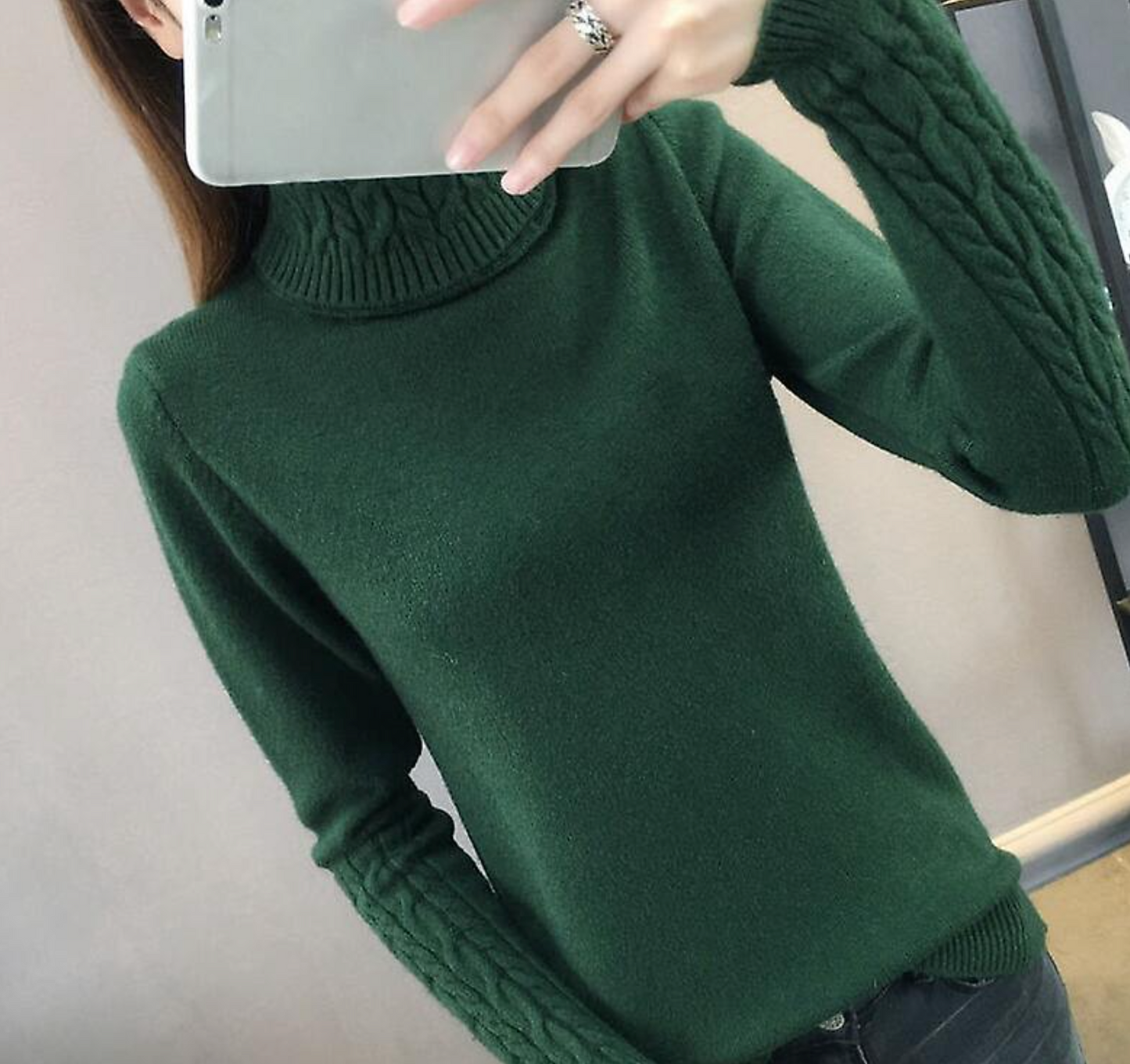 WW | Rollkragenpullover aus Wolle
