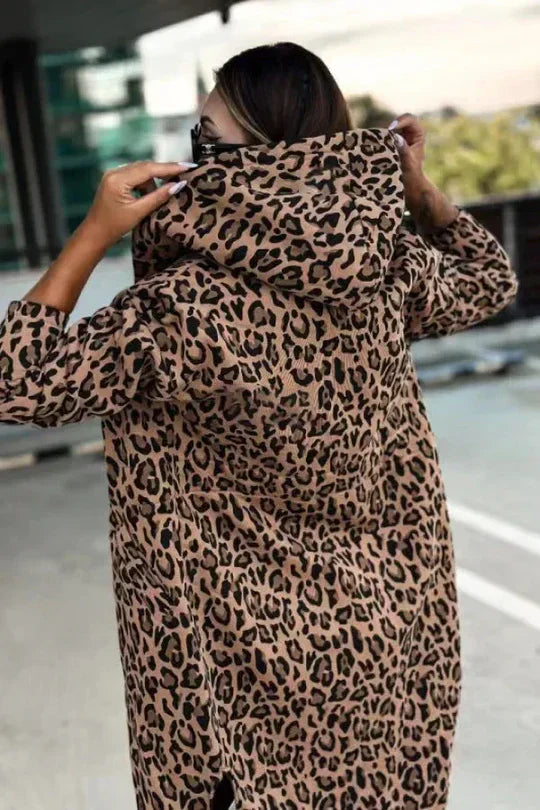 WW | Trenchcoat mit Leopardenmuster