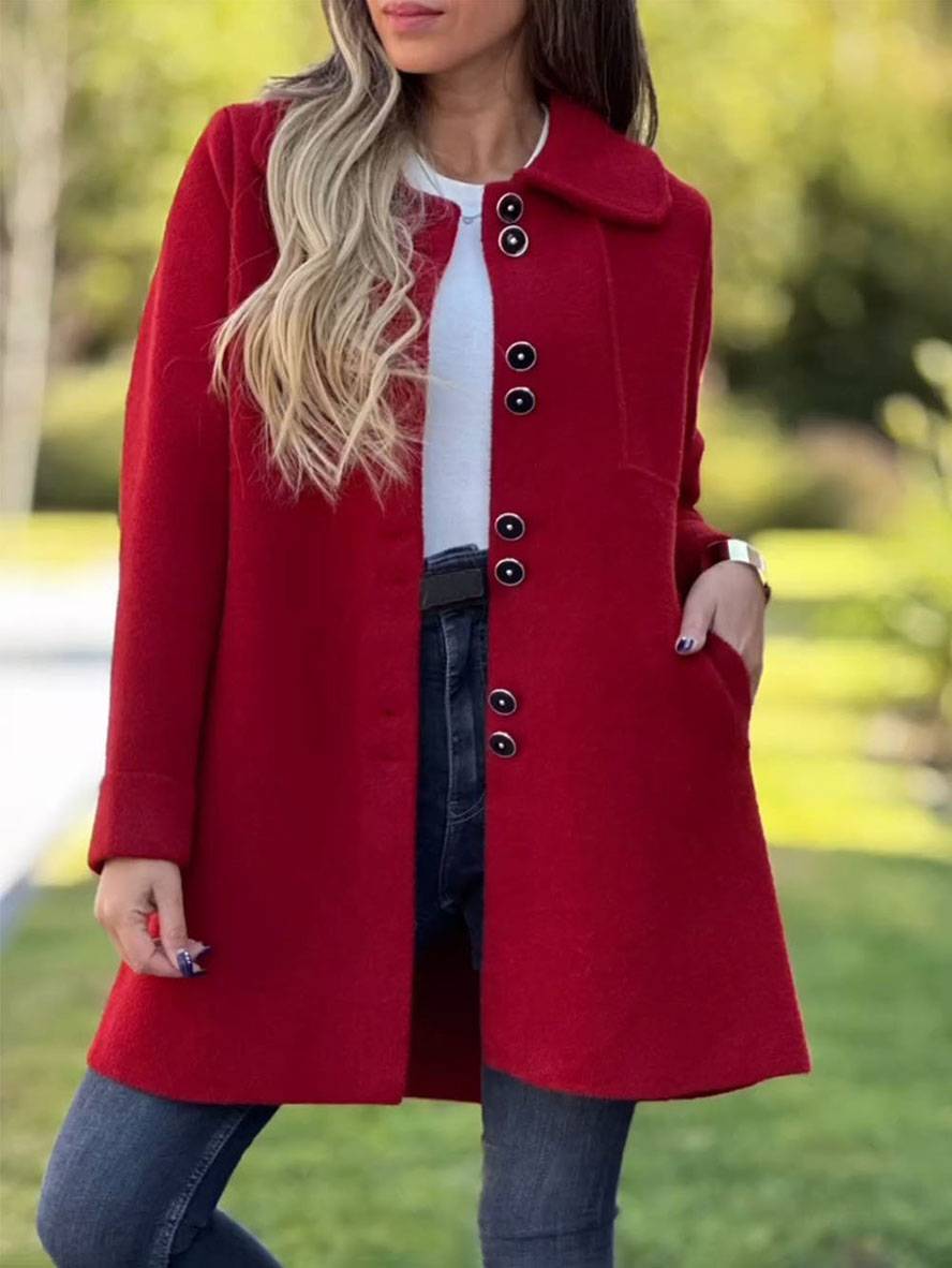 WW | Elegant A-line Winter Coat