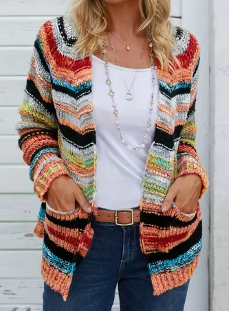 WW | Damen Regenbogen gestreift