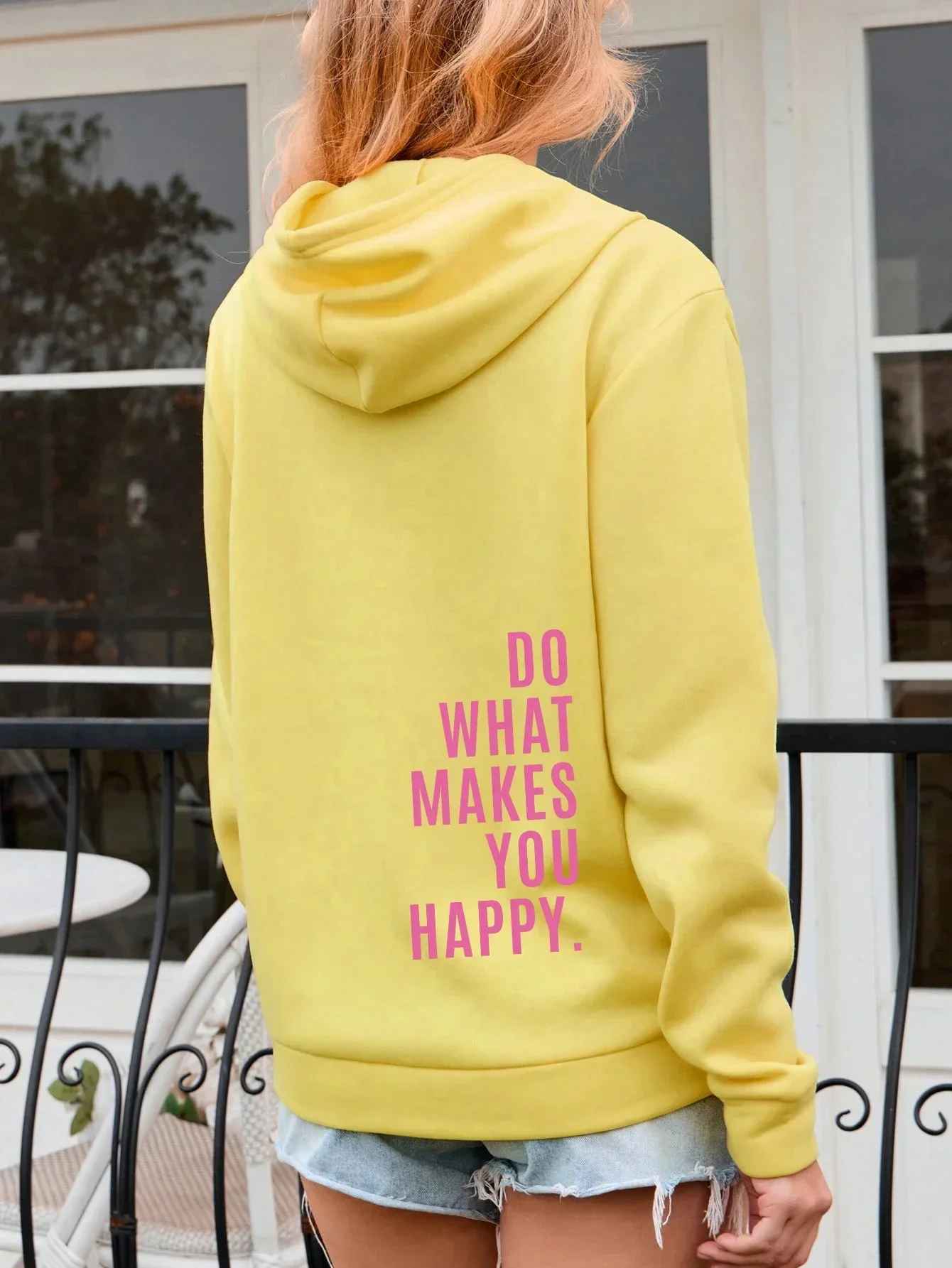 WW - Damen Hoodie - Lässiger Streetstyle mit Schriftzug