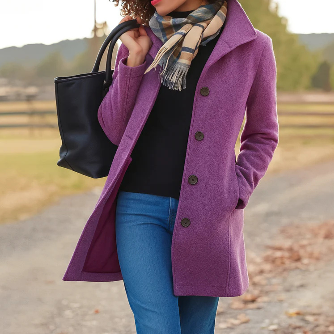 WW | Classic mid-length button-down jacket