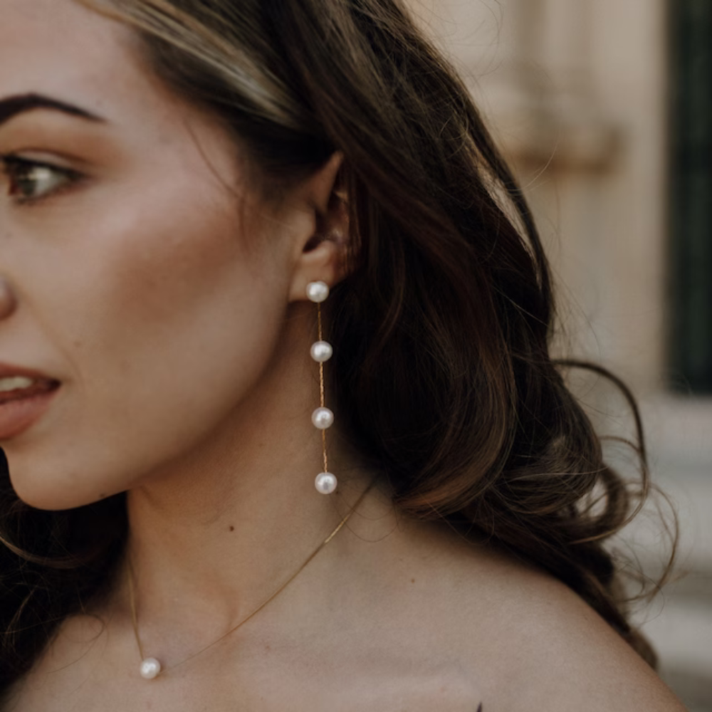 WW | Pearl Drop Earrings For Women
