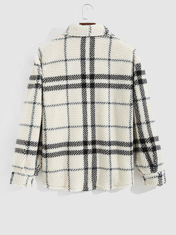 WW | Casual, Warm, Fluffy Fleece Jacket for Men