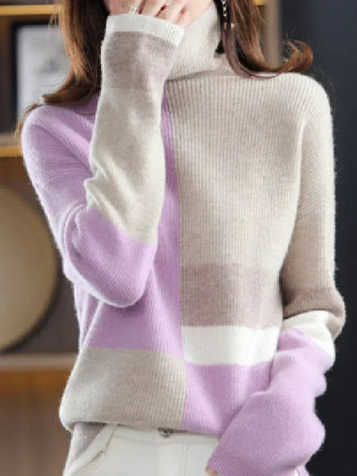 WW | Klassischer damen-rollkragenpullover