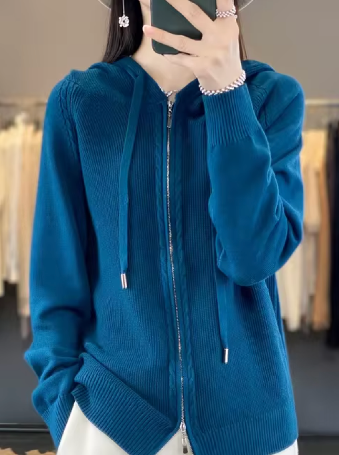 WW | Cardigan with hood