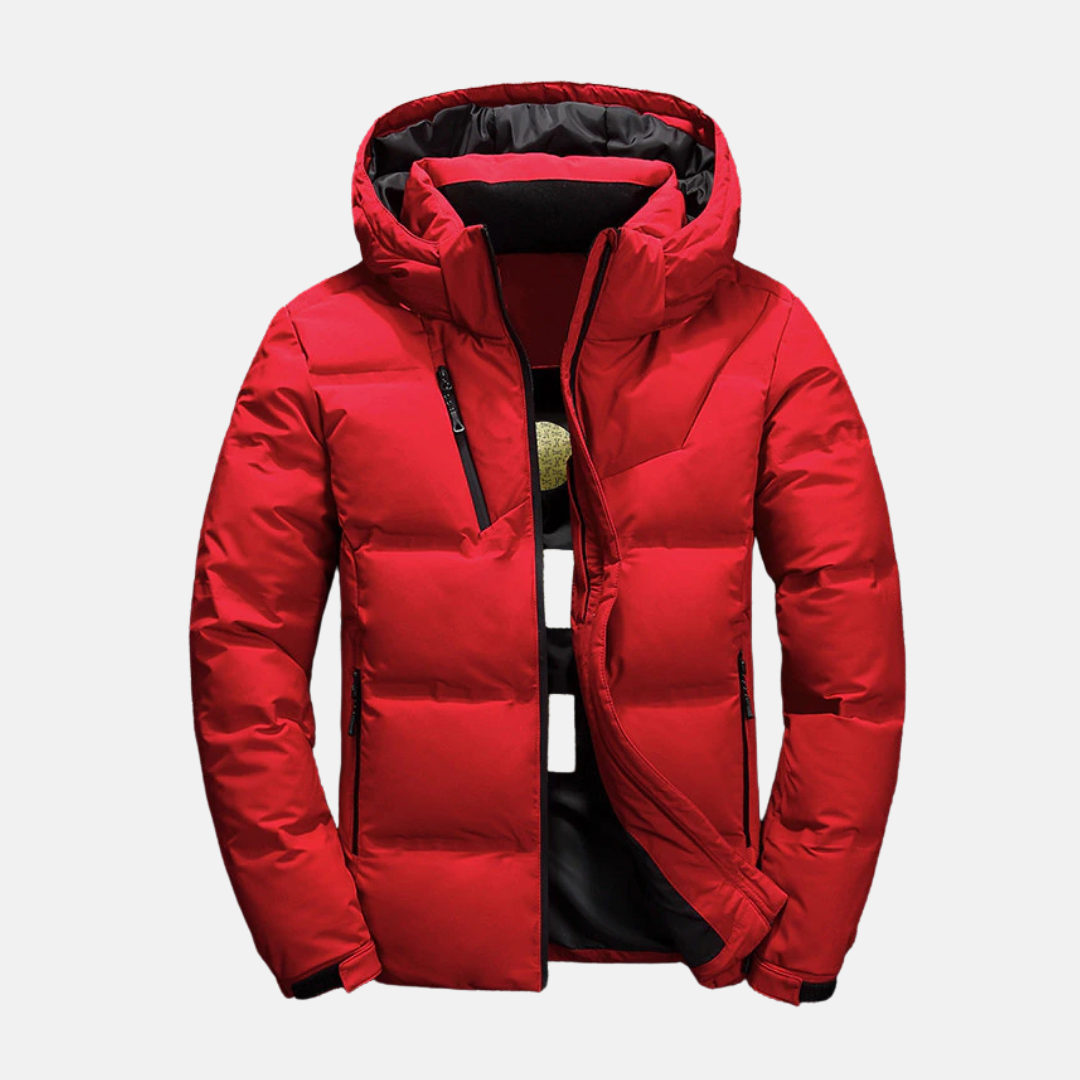WW | Puffer Jacket Quilted Design with Hood Adjustable Sleeves with Zip Pockets