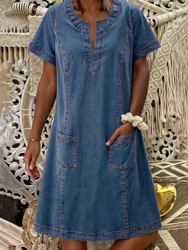 Sofia soft denim dress