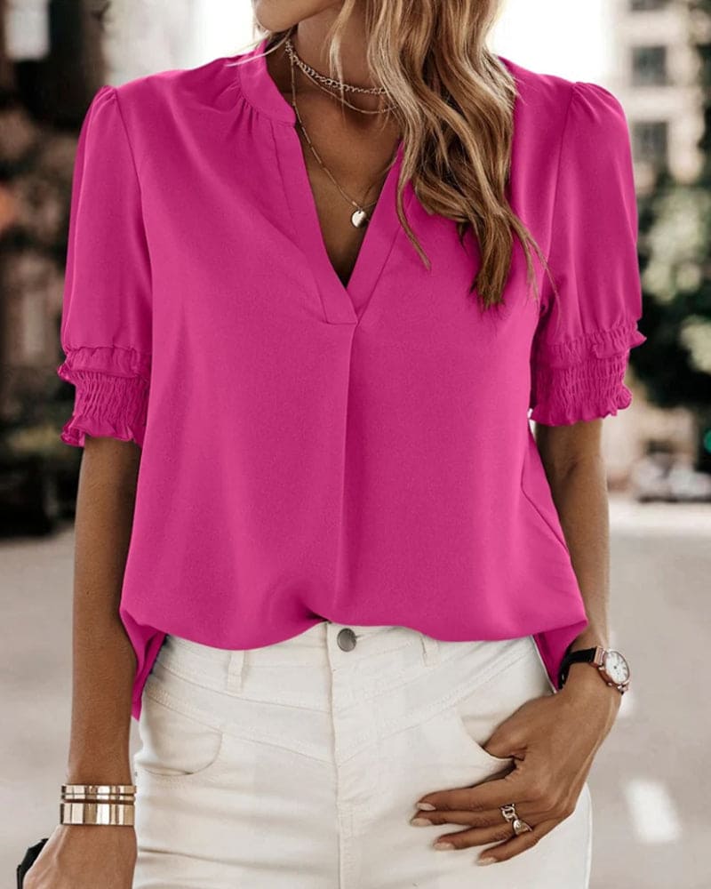 WW | Short-sleeved with V-neck