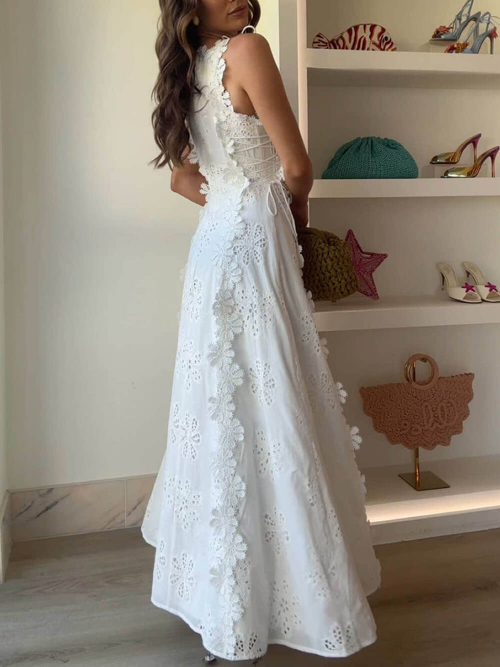 Greta™ | Elegant Cut-Out Dress
