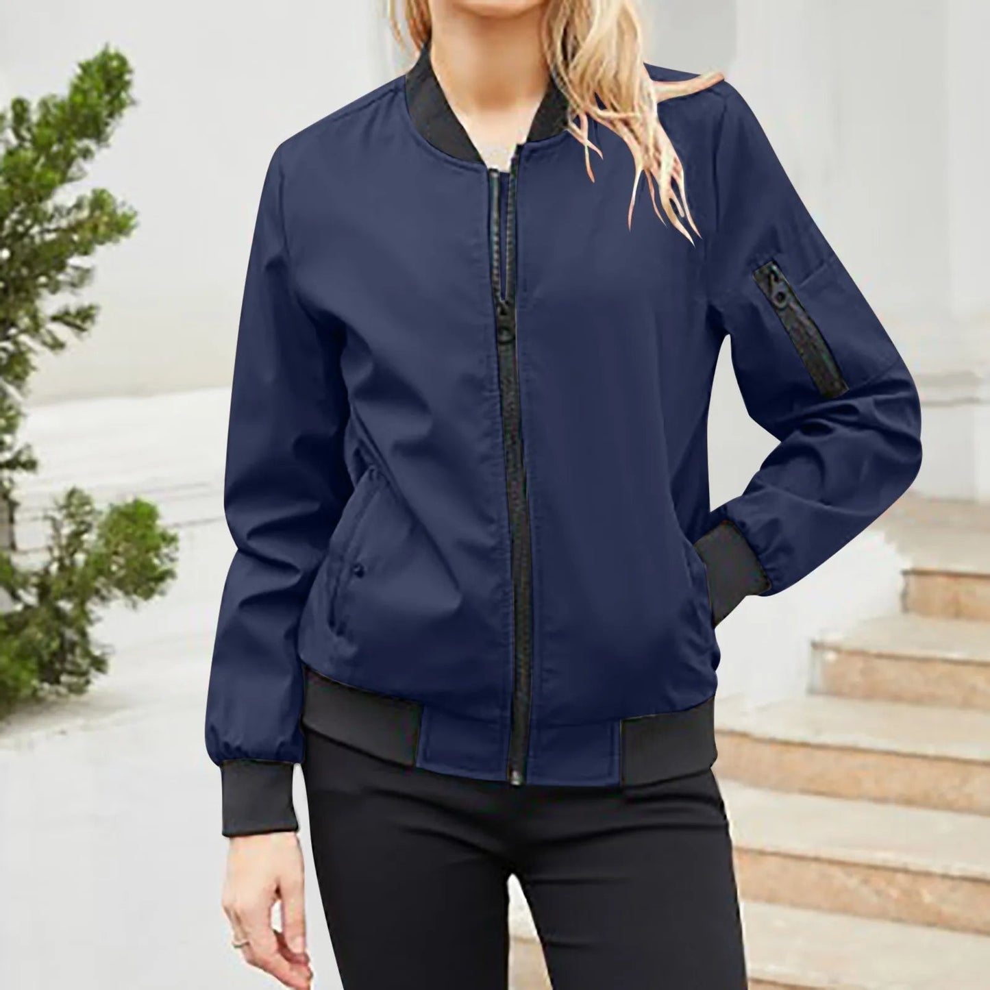 WW | Windbreaker with Hood and Streetwear Look