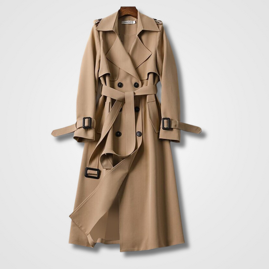 WW | Elegante Lange Trenchcoat