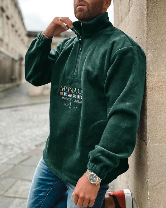 WW | Fleece Pullover Viertelreißverschluss Entspannter Schnitt Weich Und Warm