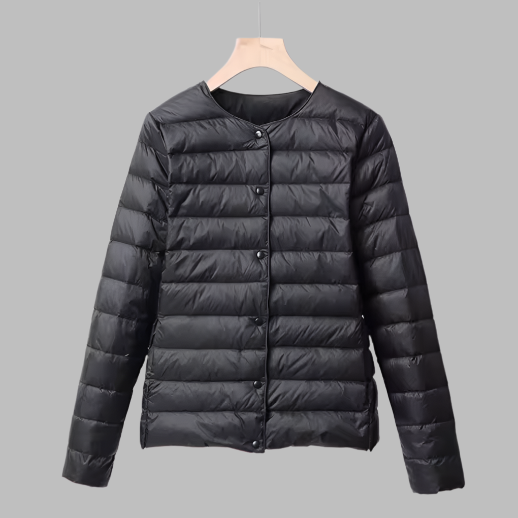 WW | Quilted Jacket Without Collar for Spring and Winter