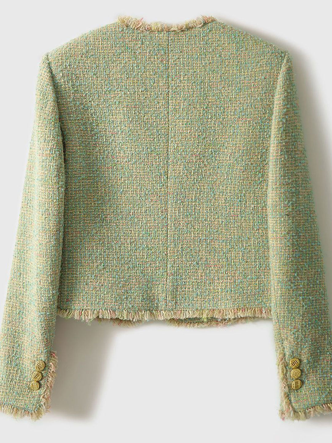 WW | Elegante Rundhals-Tweedjacke