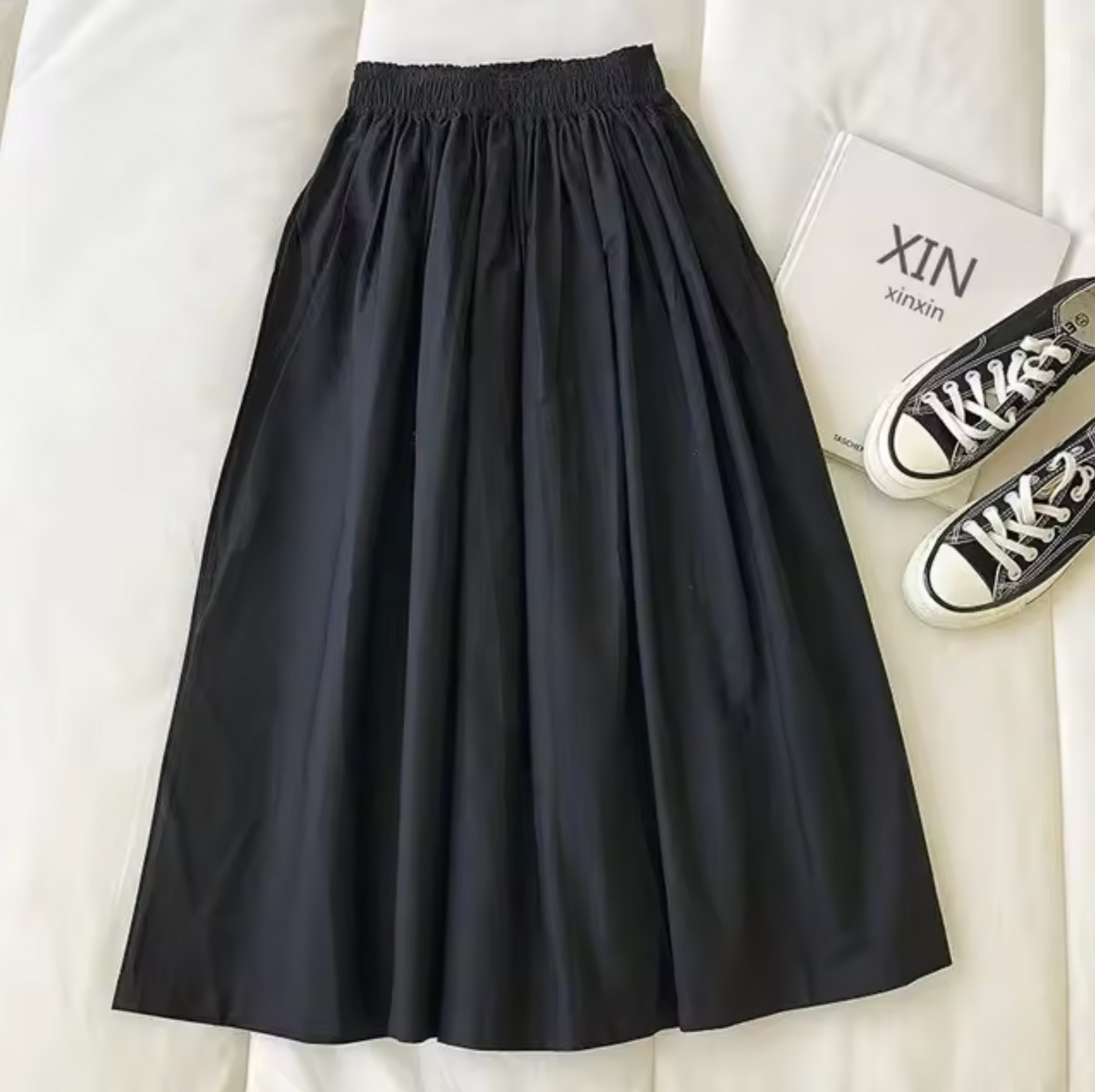 WW | Loose high-waisted skirt