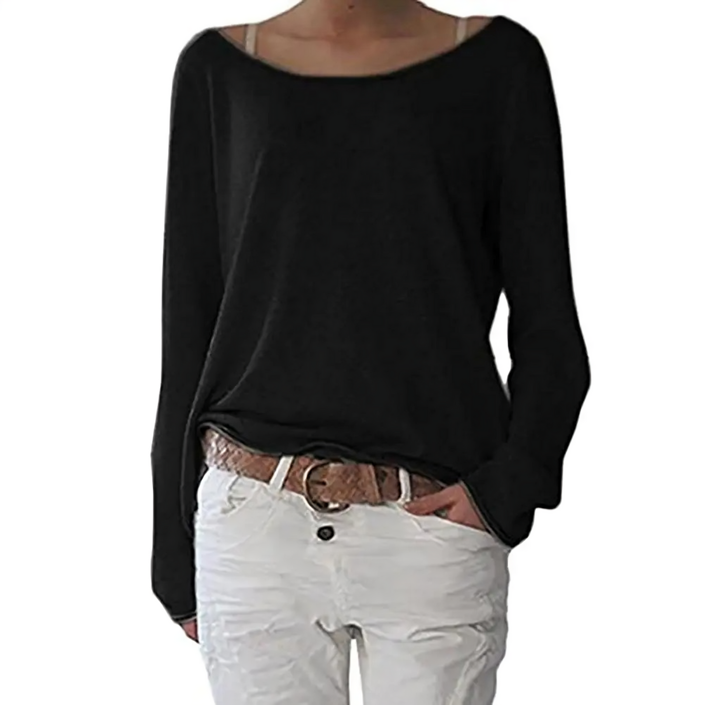 WW | Einfaches Langarm-T-Shirt