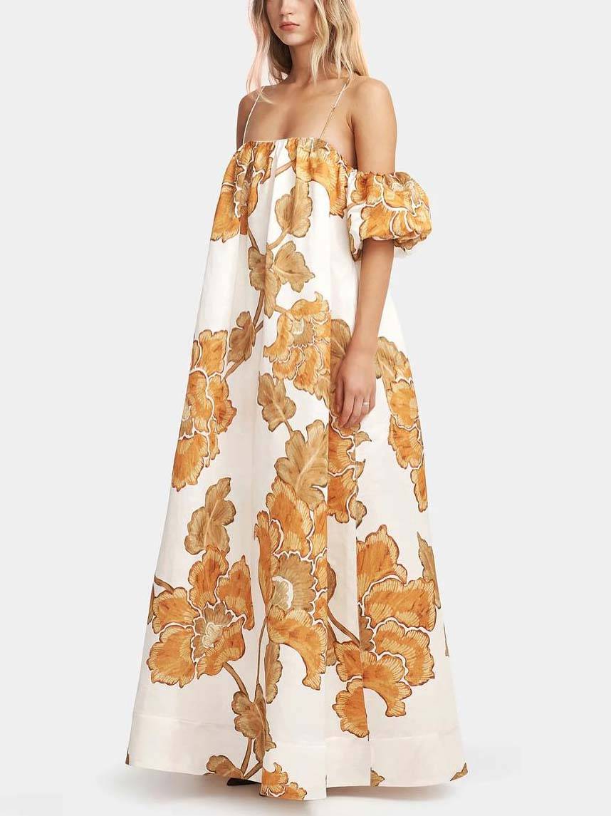 Strappy Floral Dress