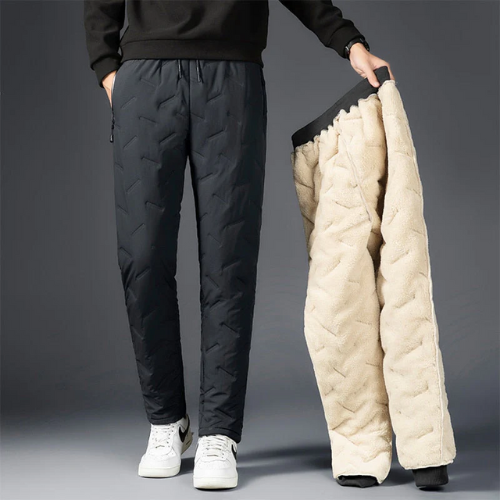 WW | Men's Double-Layer Pants - Fleece Lined & Stylish Design