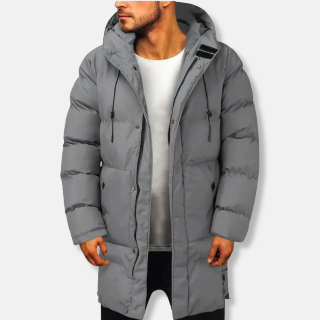 WW | Pufferjacke Normale Passform Gepolstert und Gefüttert mit Kapuze und Reißverschluss