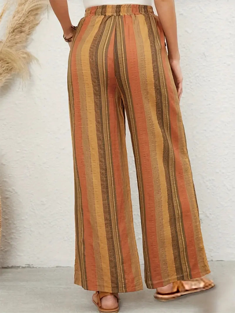 WW | Weite Streifenhose - Perfekt für den Alltag für Damen