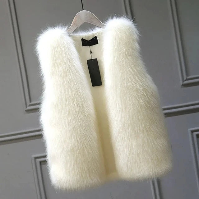 WW | Faux Fox Fur Gilet