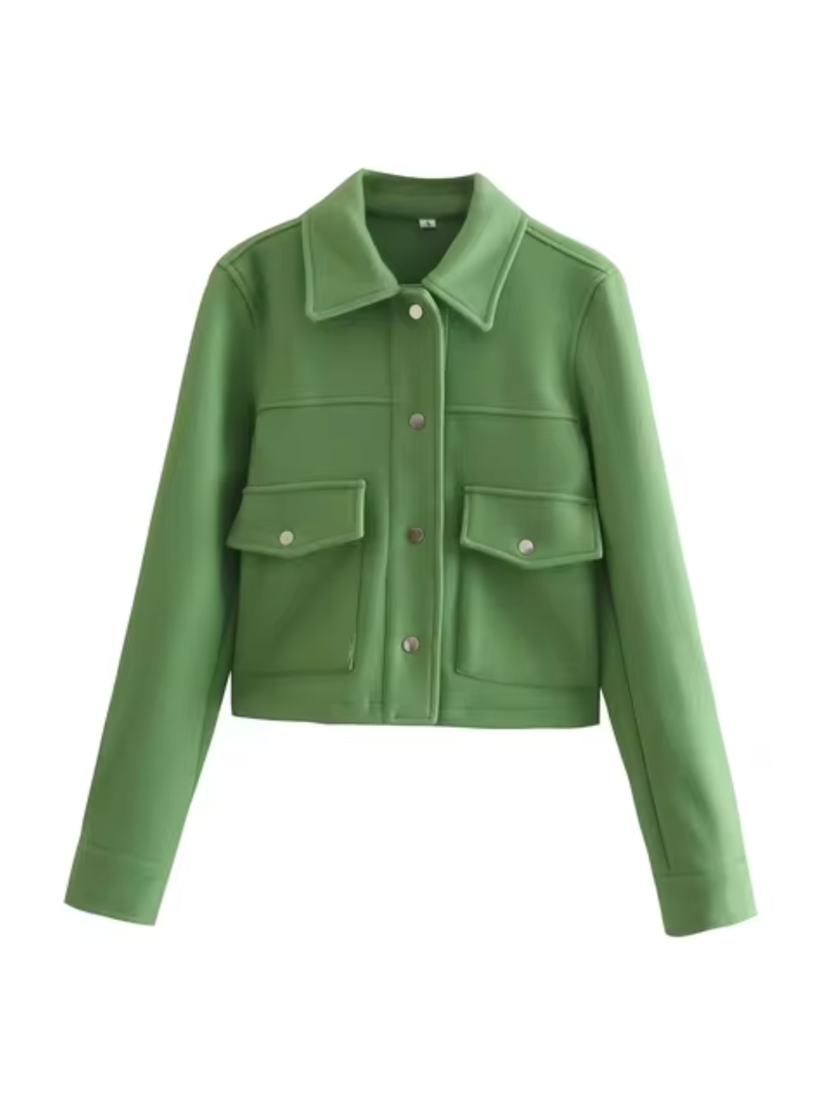 WW | Coat with button placket and front pockets
