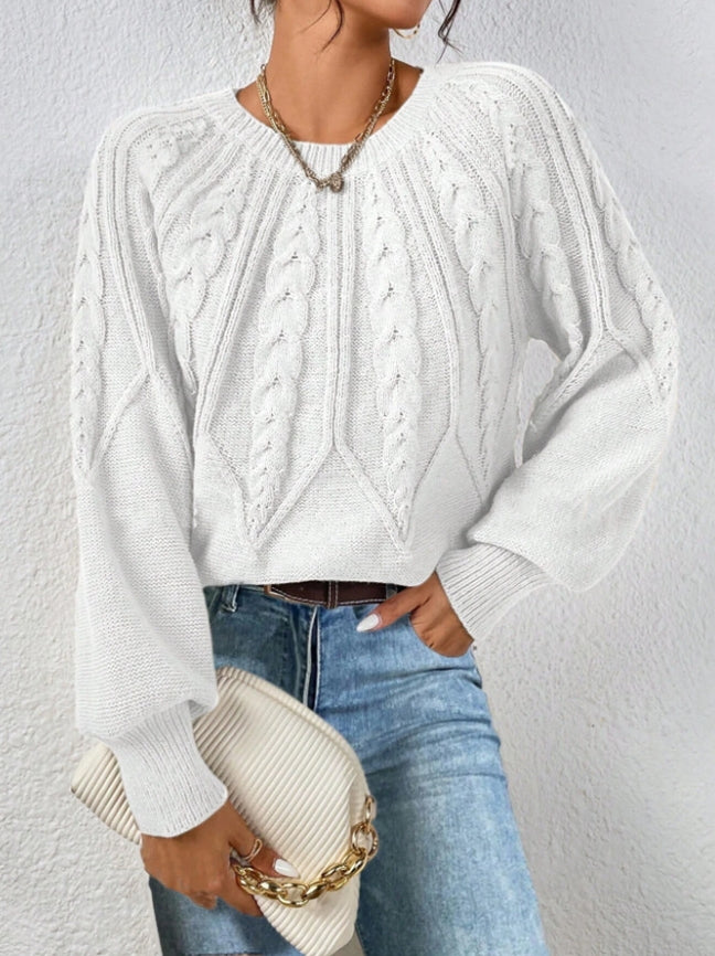 WW | Kabelstrickpullover